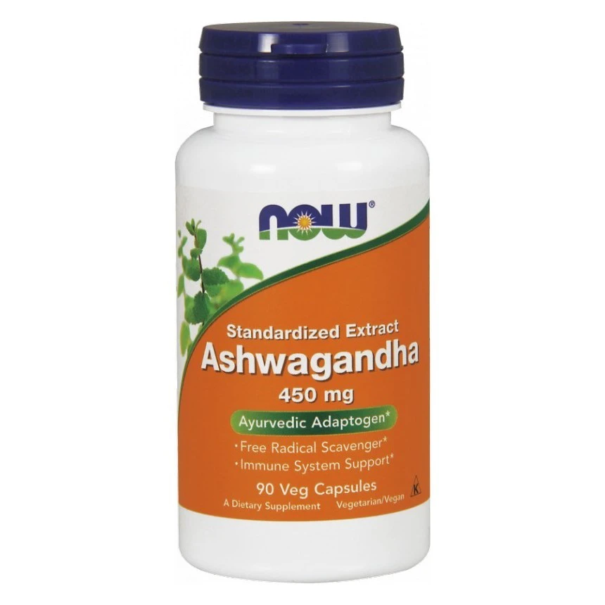 NOW Ashwagandha Extract 450mg - 90vkaps.