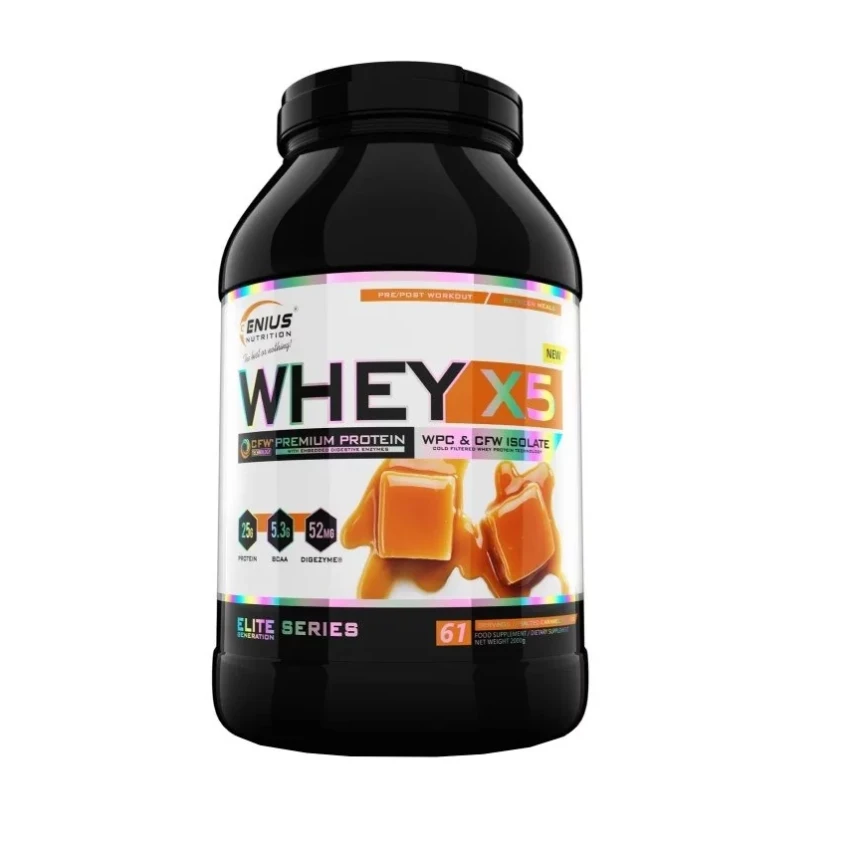 GENIUS Whey-X5 2000g Białko MIX Koncentrat Izolat