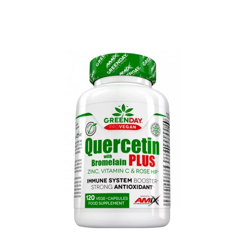 GreenDay Quercetin + Bromelain VEGE 120kaps. Kwercetyna Bromelaina