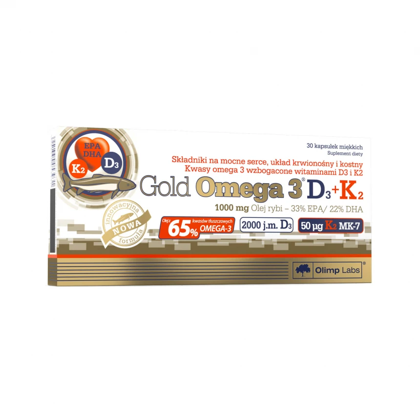 Olimp Gold Omega 3 D3+K2 30kaps