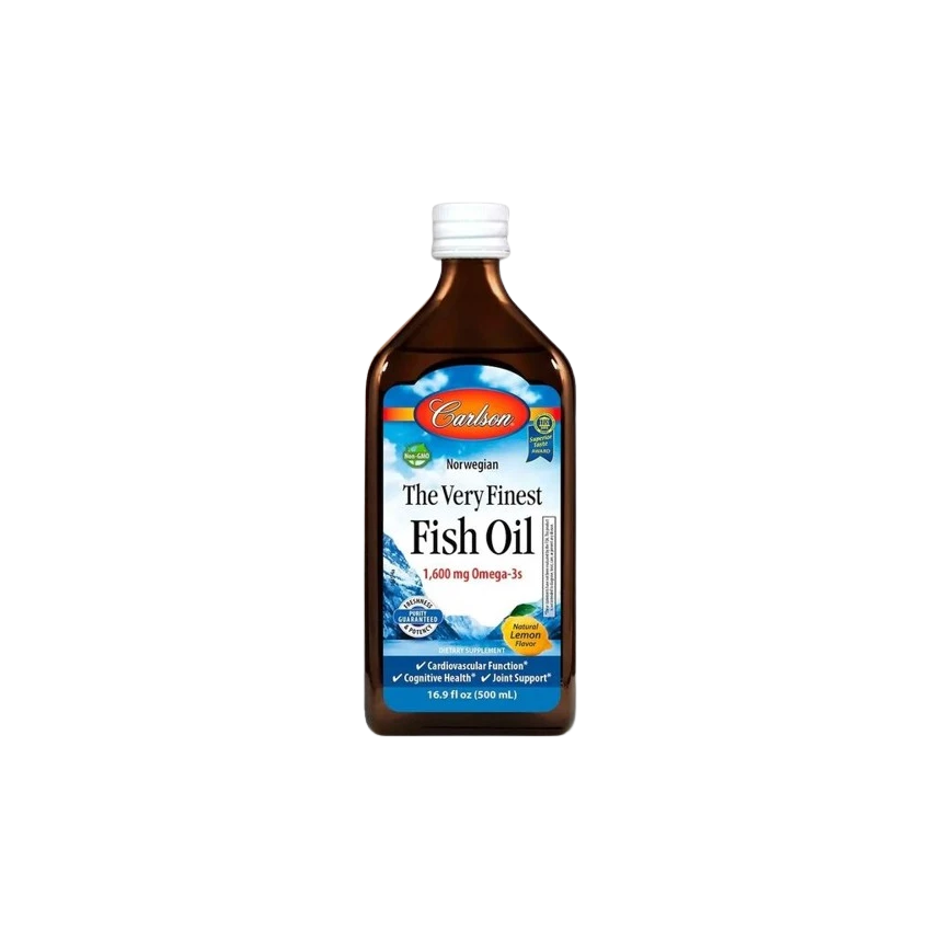 Carlson Labs The Very Finest Fish Oil 500ml  Olej z ryb Omega 3