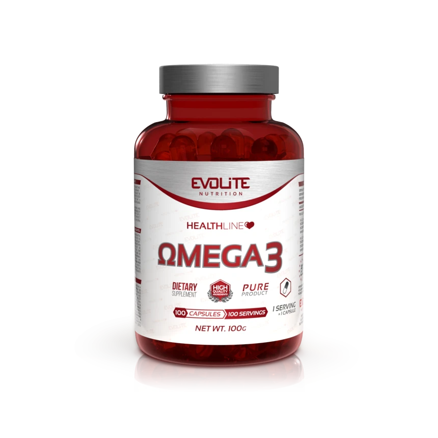 Evolite Omega 3 100kaps. Kwasy tłuszczowe EPA DHA