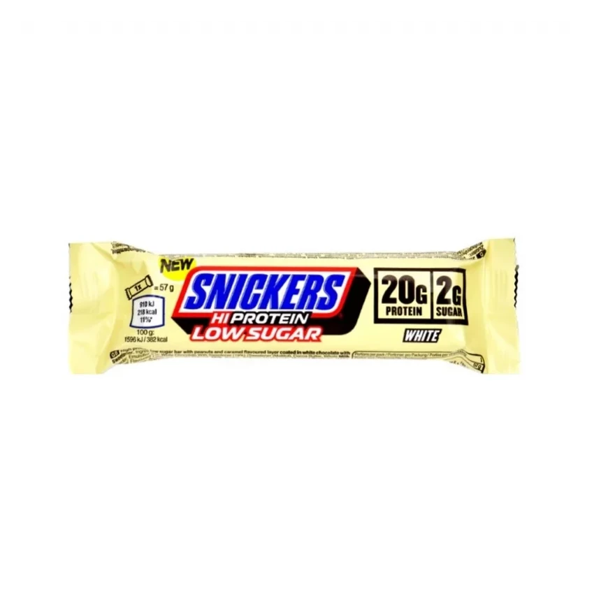 Snickers Hi Protein Bar Low Sugar White 57g Baton Białkowy