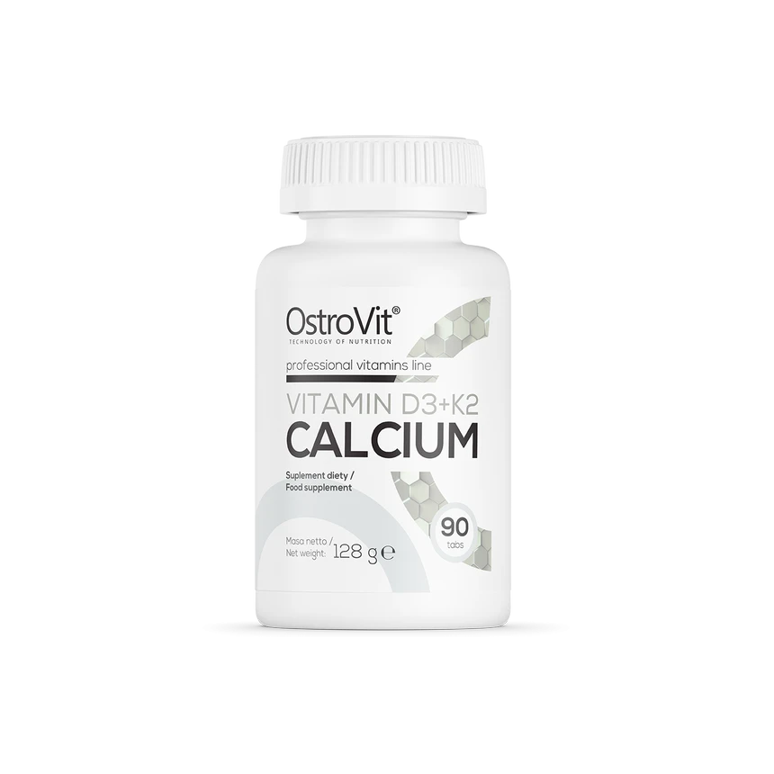 OstroVit Vitamin D3 + K2 + Calcium 90tab. Wapń Witamina D K