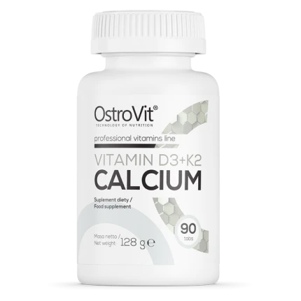 OstroVit Vitamin D3 + K2 + Calcium 90tab. Wapń Witamina D K