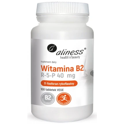 Aliness Witamina B2 R-5-P 40mg 100vtabs.