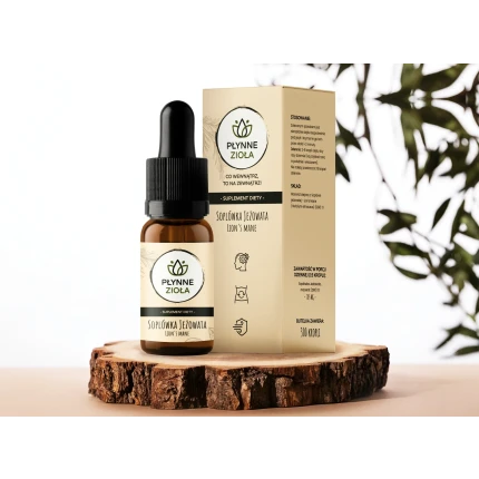 Płynne Zioła Lion's Mane Soplówka Jeżowata 10ml Adaptogen