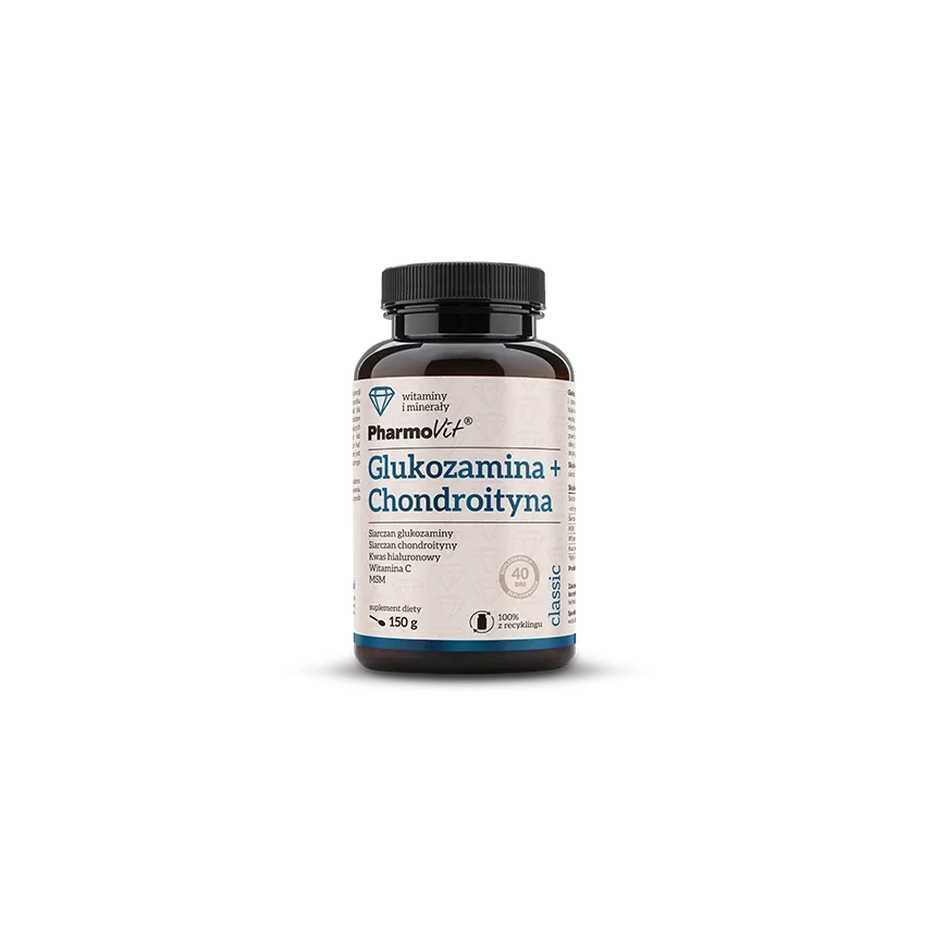 PharmoVit Glukozamina+Chondroityna 150g Ochrona Stawów i Kości