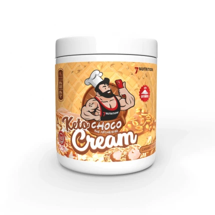 7Nutrition Cream KETO Caramel Crunch 750g Ketoza Krem Karmelowy z Orzechami