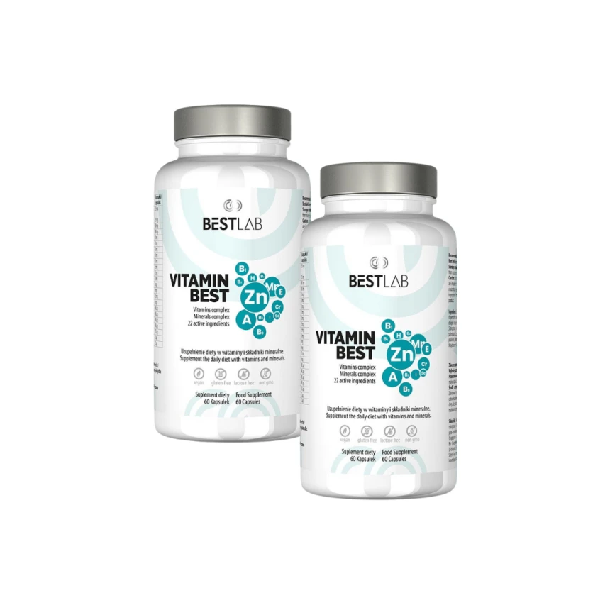 2x Best Lab Vitamin Best 60vcaps. Kompleks Witamin i Minerałów