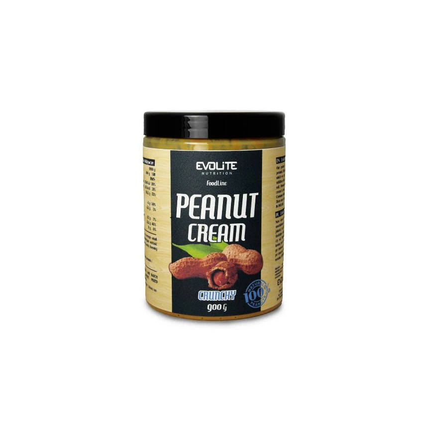 Evolite Peanut Butter Crunch 900g Masło Orzechowe z kawałkami orzechów