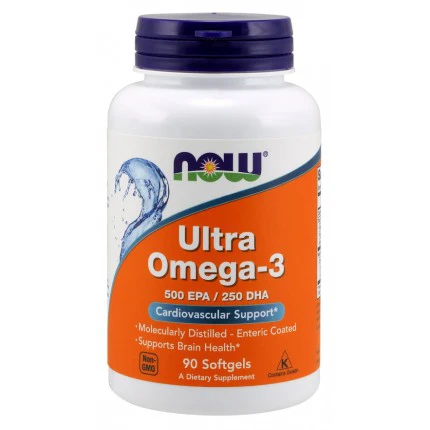 NOW Ultra Omega-3  90 softgels