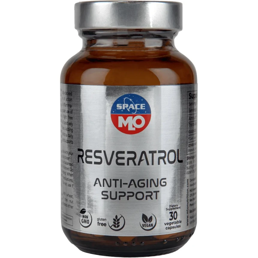 MLO Space Resveratrol 30kaps. Resweratrol Antyoksydant