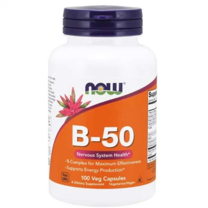 NOW Foods Vitamin B-50 100vkaps. Witamina B Witaminy B