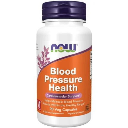 NOW Foods Blood Pressure Health 90vcaps. Ciśnienie Krwi