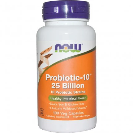 NOW Probiotic-10 - 25 Bilion - 100 veg. caps.