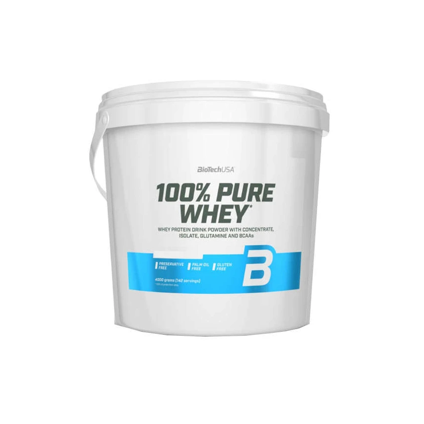 BioTech 100% Pure Whey 4000g Białko MIX WPC WPI
