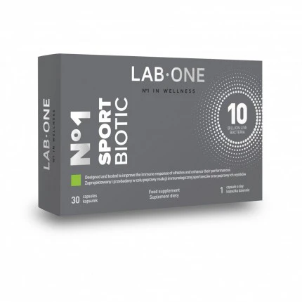 Lab One SportBiotic 30kaps. Probiotyk dla sportowców