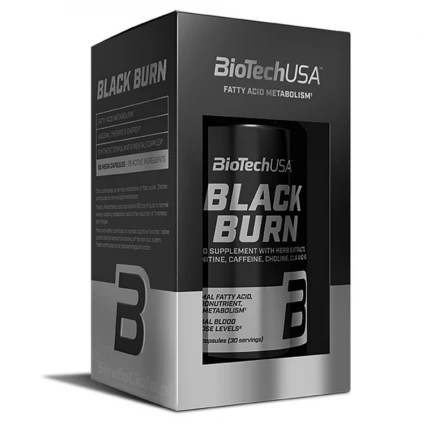 BioTech Black Burn 90kaps. Kompleksowy Spalacz Tłuszczu