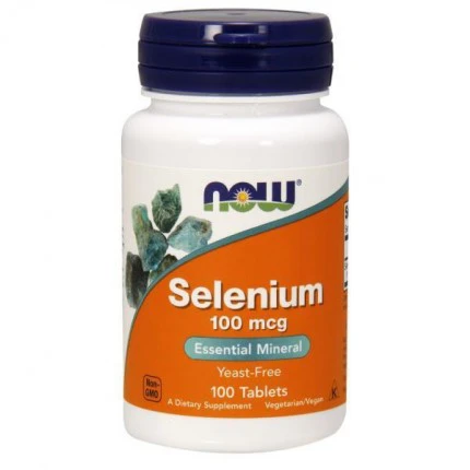 NOW Foods Selenium 100mcg 100tab. Selen Odporność