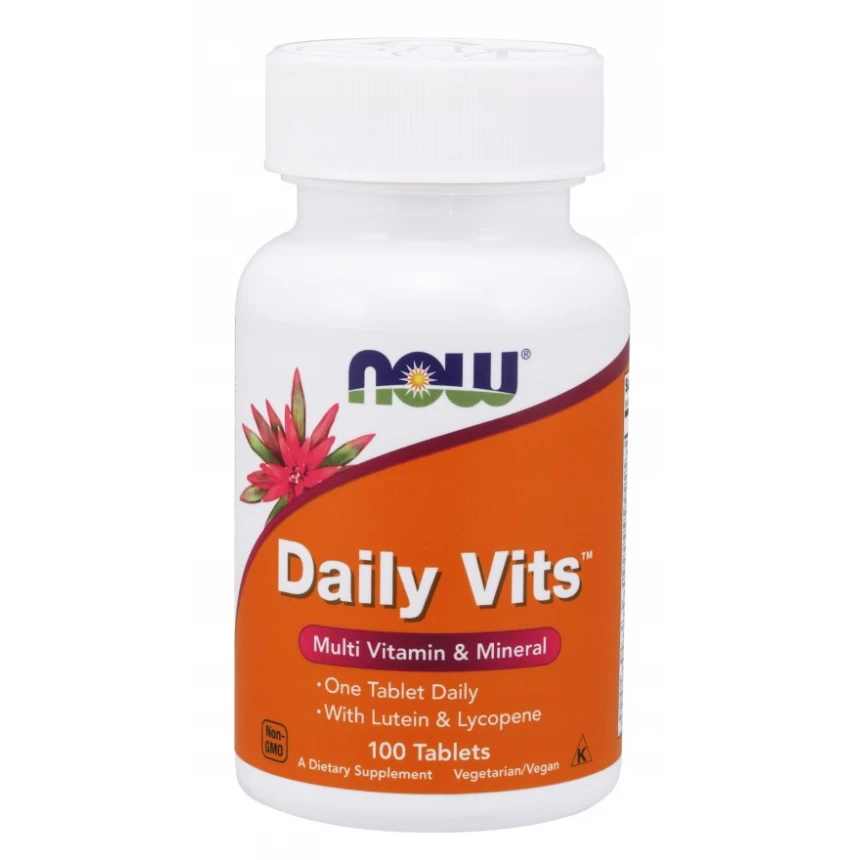 NOW Foods Daily Vits Multi Vitamin & Mineral 100tabl. Witaminy i Minerały