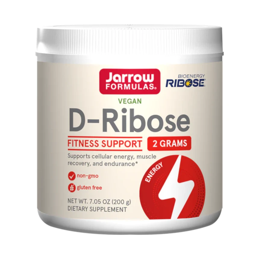 Jarrow D-Ribose Powder 200g D-ryboza Wsparcie Serca