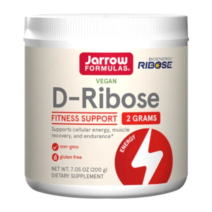 Jarrow D-Ribose Powder 200g D-ryboza Wsparcie Serca