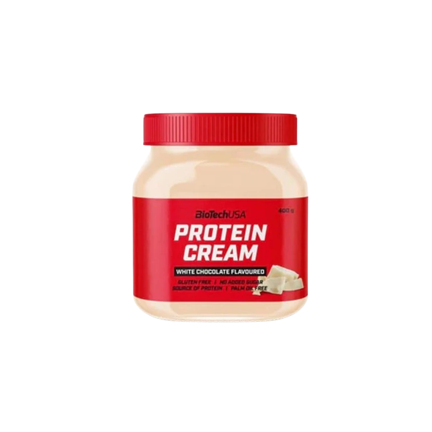 BioTech Protein Cream White Chocolate 400g Krem biała czekolada