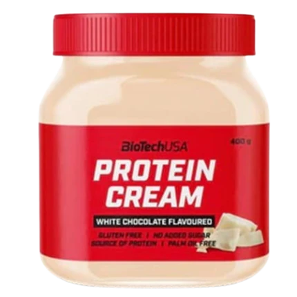 BioTech Protein Cream White Chocolate 400g Krem biała czekolada