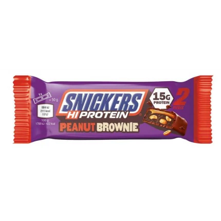 Snickers Hi Protein 50g Peanut Brownie