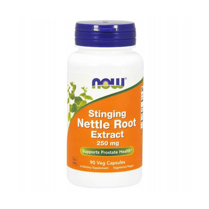 NOW Stinging Nettle Root Extract 250mg 90vkaps. Ekstrakt z korzenia pokrzywy