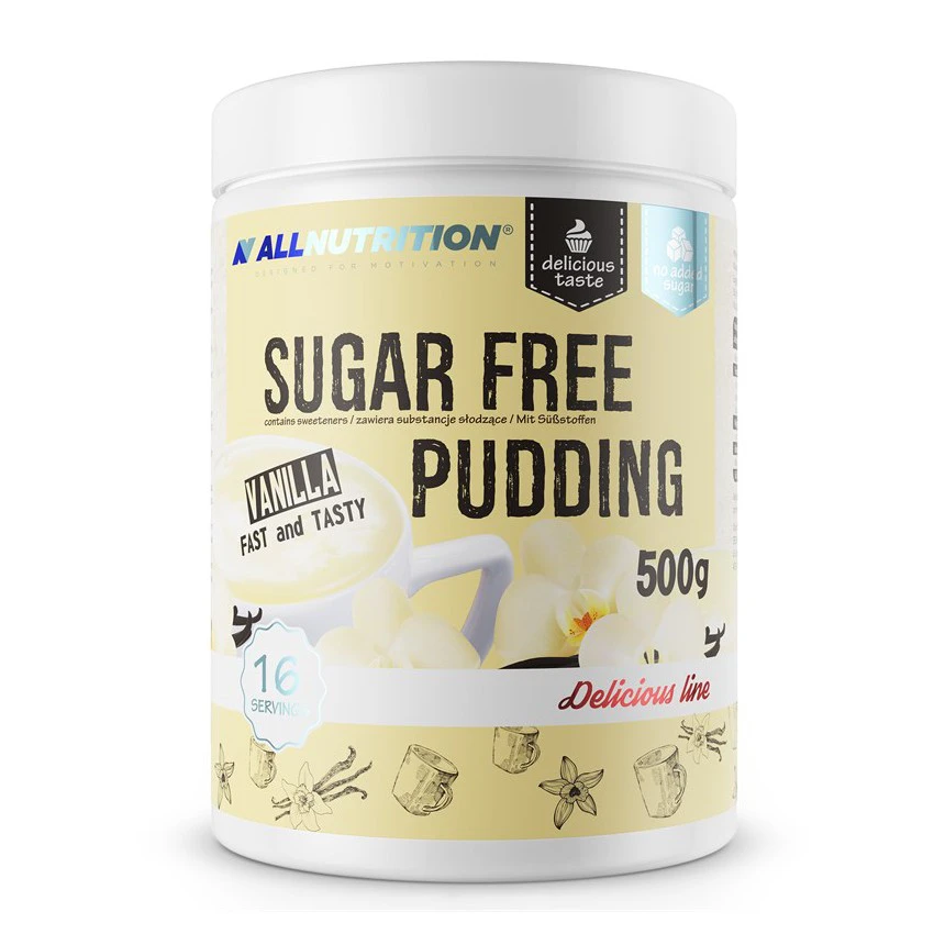 AllNutrition Sugar Free Pudding 500g -  Vanilia Budyń bez Cukru