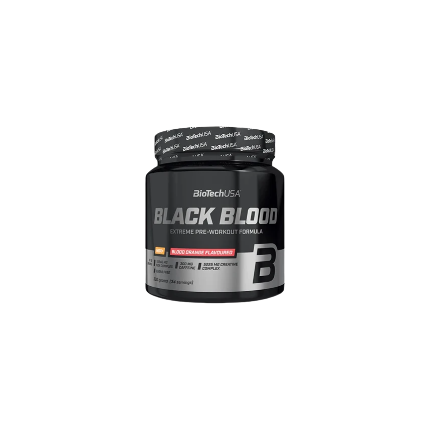 BioTech Black Blood NOX+ 330g Przedtreningówka Kofeina Kreatyna Pobudzenie