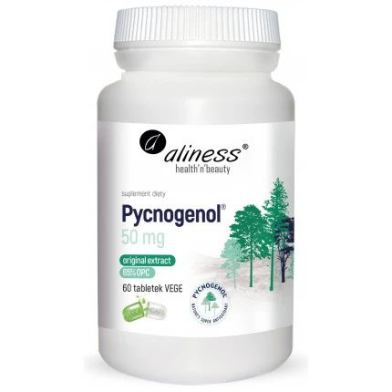 Aliness Pycnogenol 50mg Extract 65% 60vkaps.