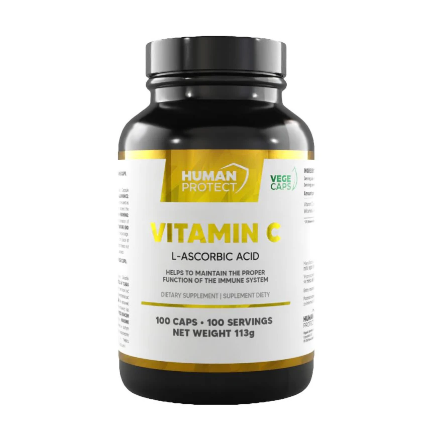 Human Protect Vitamin C 1000mg 100vkaps. Witamina C