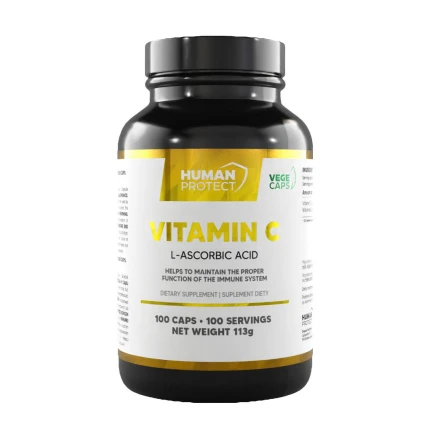 Human Protect Vitamin C 1000mg 100vkaps. Witamina C