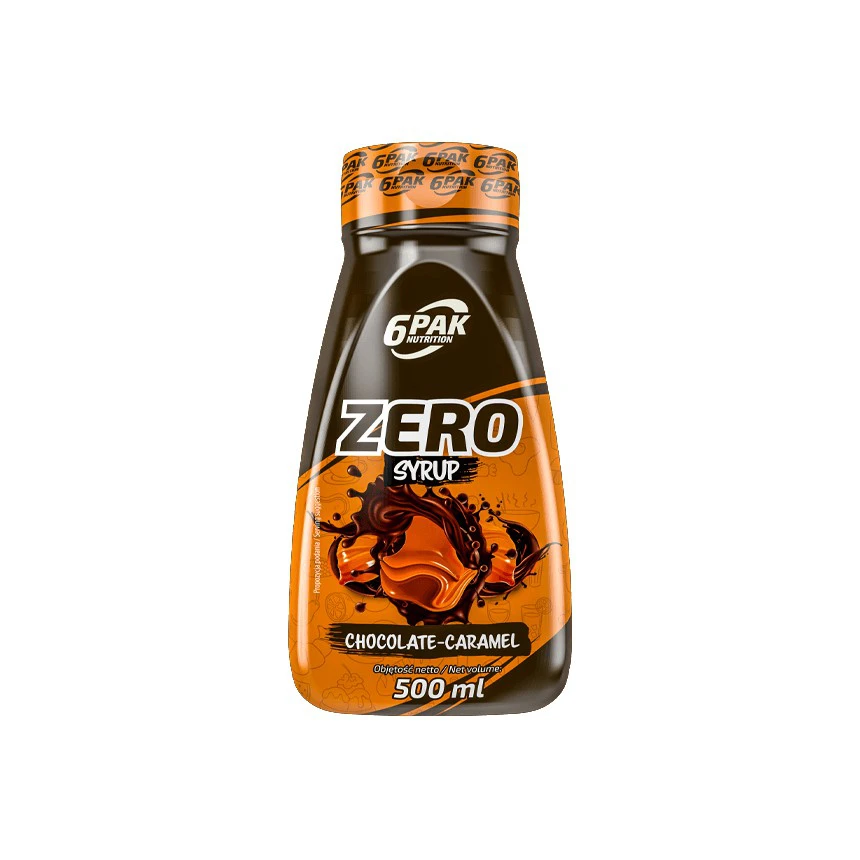 6PAK Sauce Zero Carmel - Chocolate 500ml Bezkaloryczny Sos