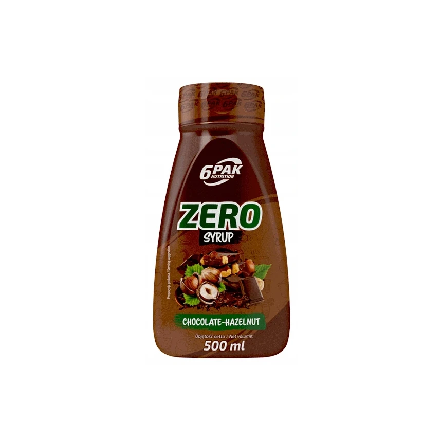 6PAK Sauce ZERO 500ml - Chocolate-Hazelnut Sos Czekoladowo-Orzechowy