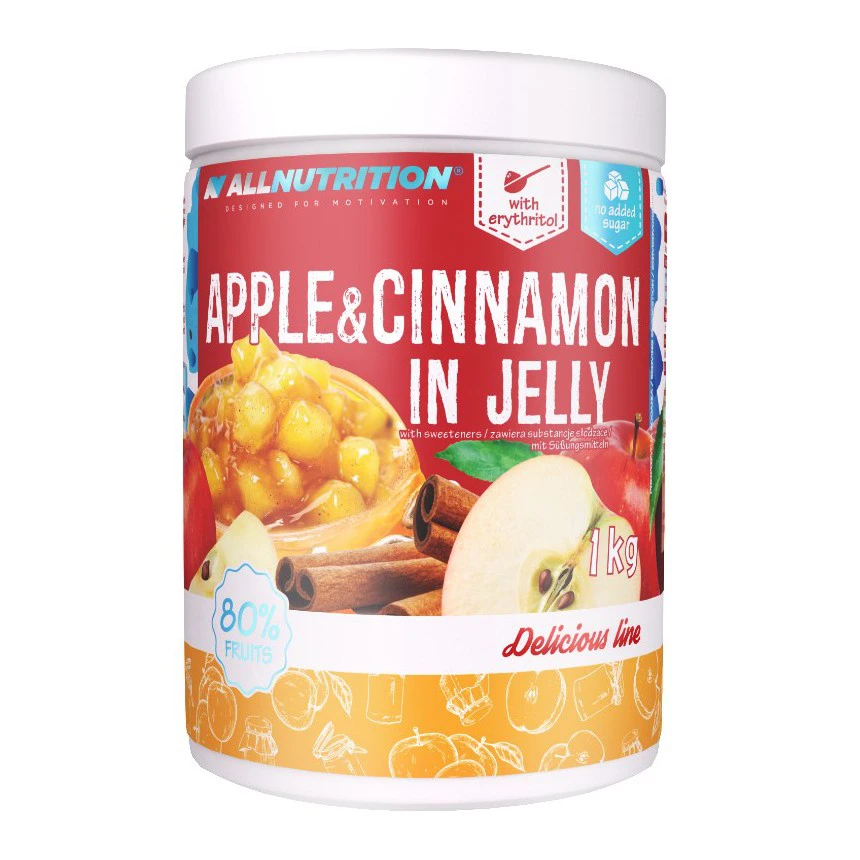 AllNutrition Jabłko z Cynamonem w Żelu Apple & Cinnamon in Jelly Frużelina - 1000g