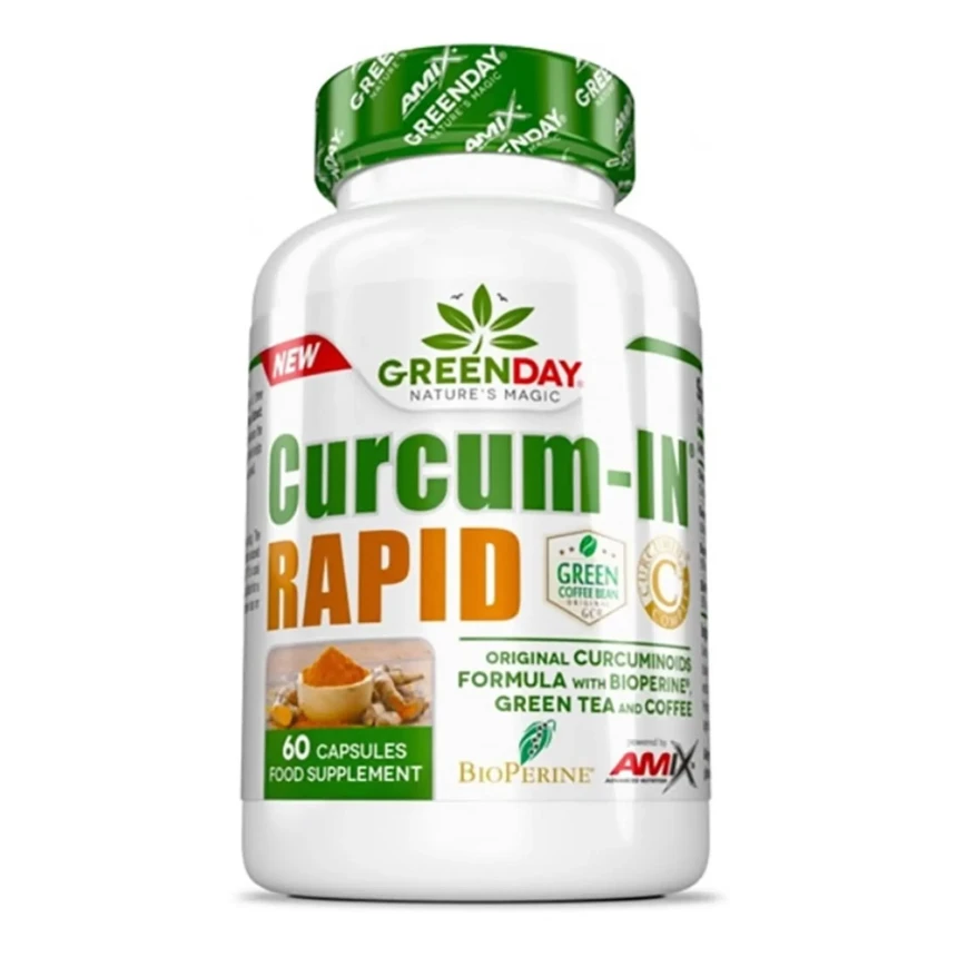 GreenDay CurcumIN Rapid 60kaps. Kurkumina