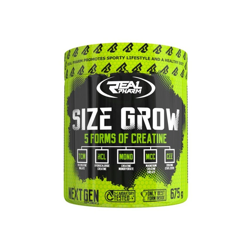 Real Pharm Size Grow 675g Stack Kreatynowy - 5 Form Kreatyn