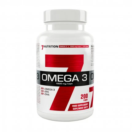 7Nutrition Omega-3 65% 1000mg 200 softgels Kwasy tłuszczowe EPA DHA