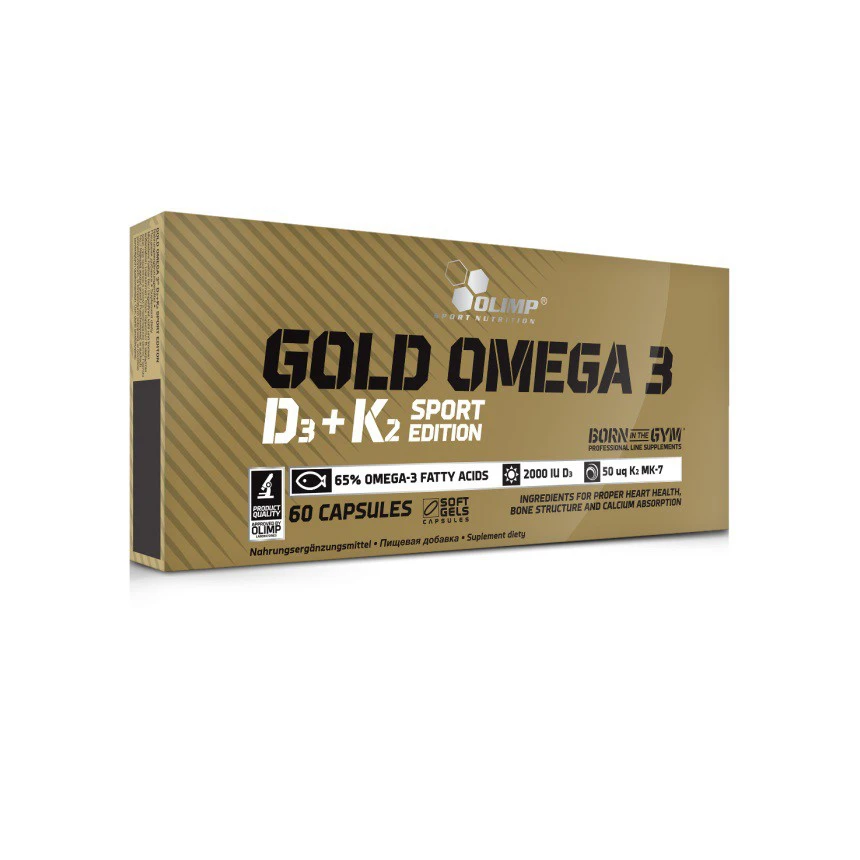 Olimp Gold Omega 3 D3+K2 Sport Edition - 60kaps.