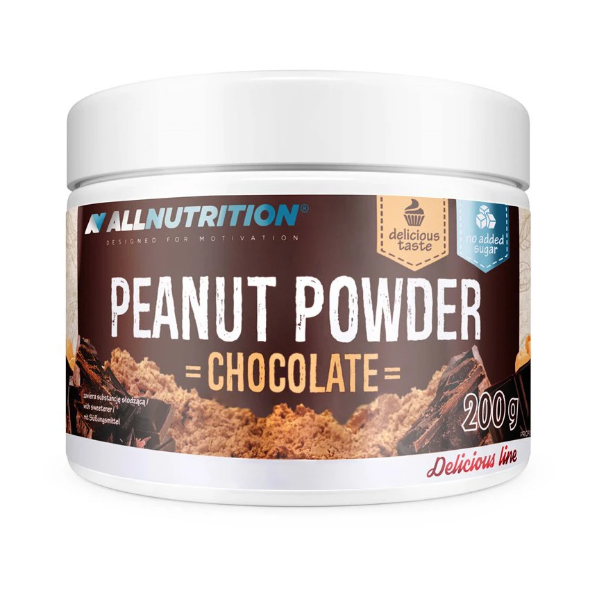 AllNutrition Peanut Powder Chocolate - 200g Masło orzechowe w proszku -  czekoladowe