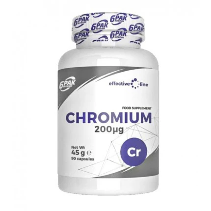 6PAK Chromium Picolinate 200µg 90kaps.