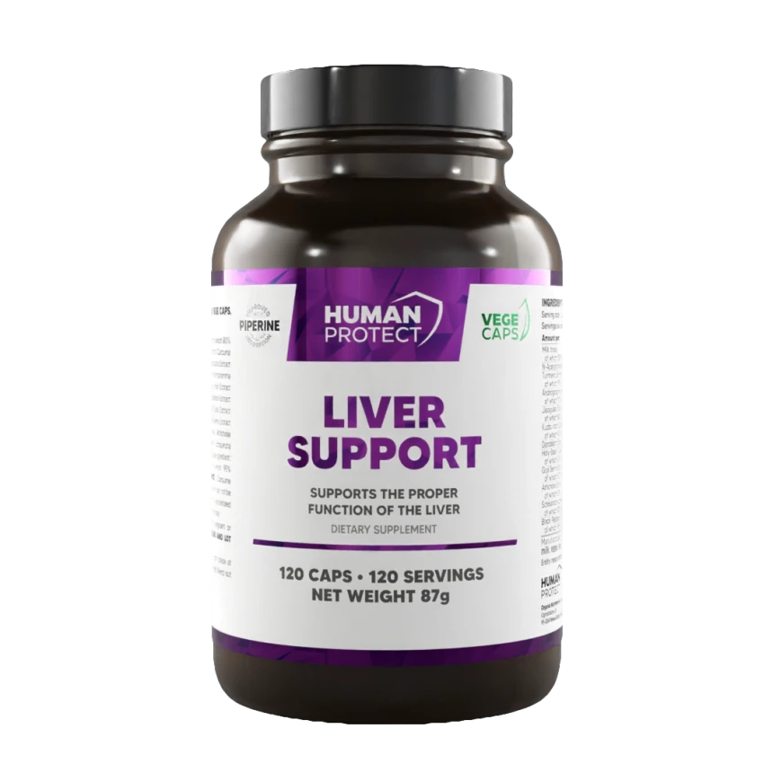 Human Protect Liver Support 120kaps. Wparcie Wątroby