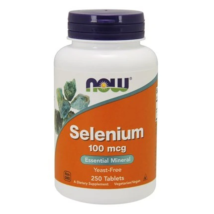 NOW Foods Selenium 100mcg 250tab. Selen Odporność
