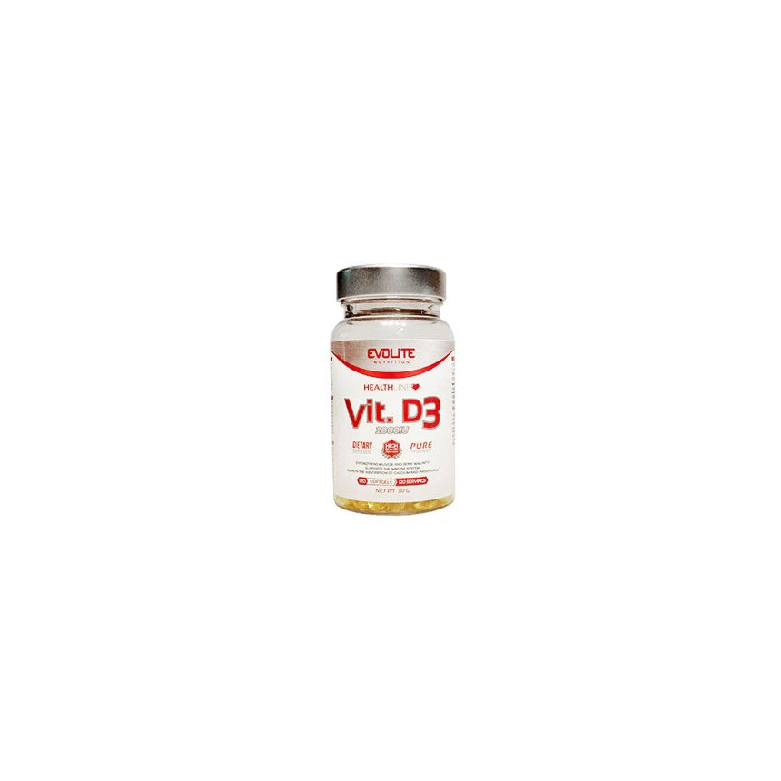 Evolite Vitamin D3 2000 120kaps. Witamina D3