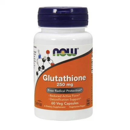 NOW Glutathione 250mg 60vkaps. Glutation Antyoksydant