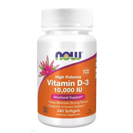 NOW Foods Vitamin D3 10000IU 240softgels